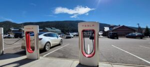 Tesla charging station location and etiquette